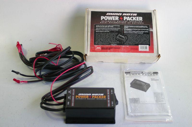 Minn kota power packer mkn2000 outboard motor to trolling battery charger