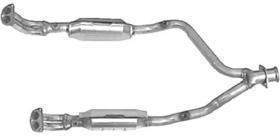 Land rover discovery catalytic converter single 2-1 ceramic monolith natural