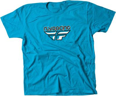 Fly f-wing tee turquoise s 352-0218s