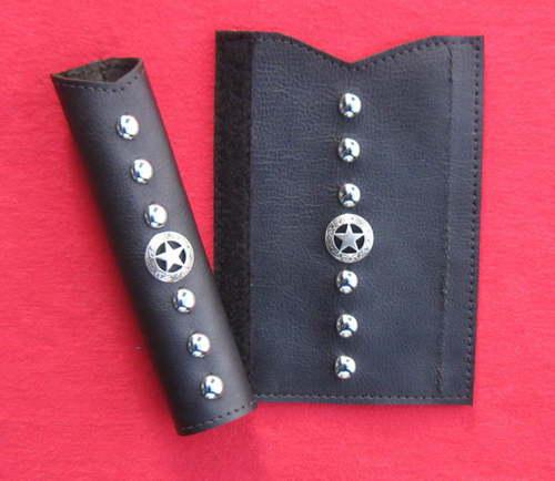 Harley flh,heritage,road king,electra crash bar leather trim wraps texas star