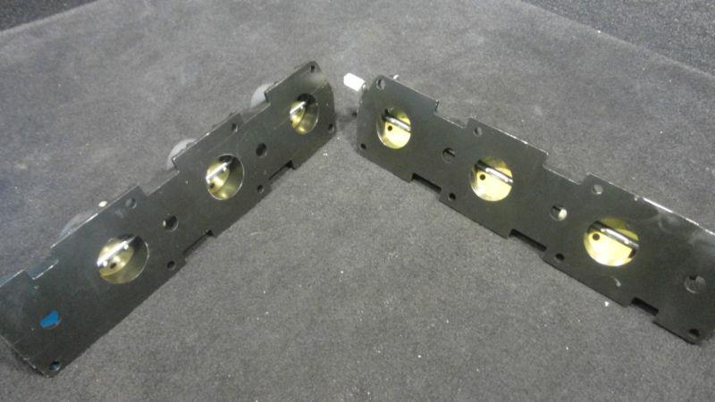 THROTTLE BODY SET #439888/439889 JOHNSON/EVINRUDE 1998 150/175 OUTBOARD(563, US $44.38, image 2
