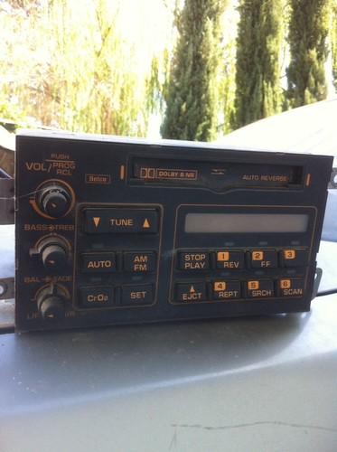 1992-1993 corvette delco am fm cassette radio - oem