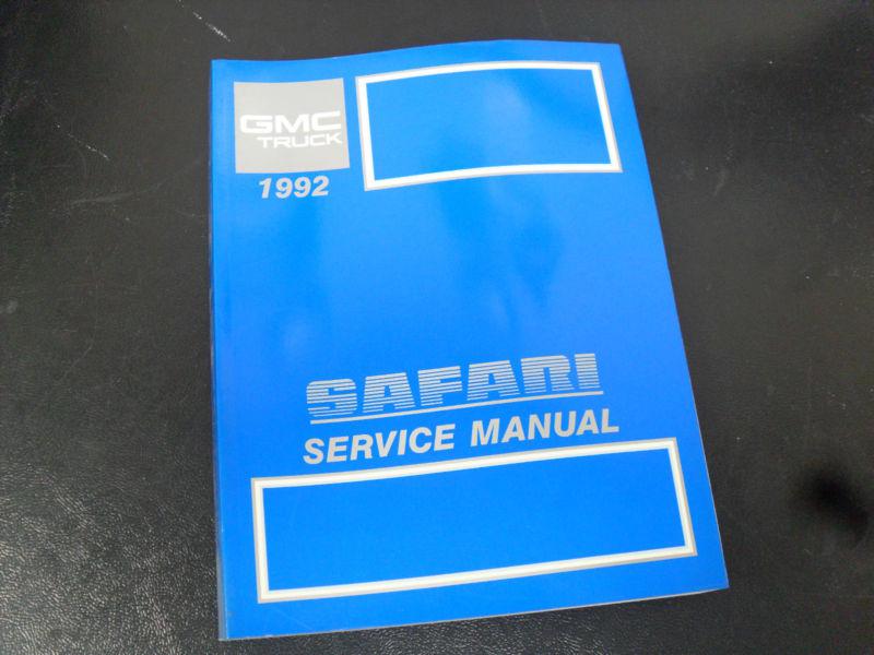 Service manual gmc, safari 1992, gmc truck