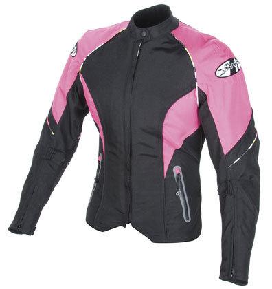 Womens ladies joe rocket pink luna 2 riding jacket 1 diva