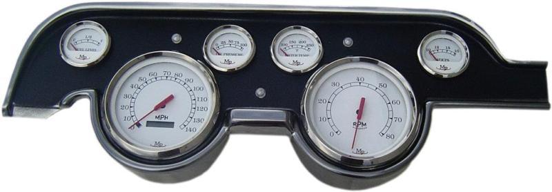1967 1968 mustang chrome gauge instrument dash panel