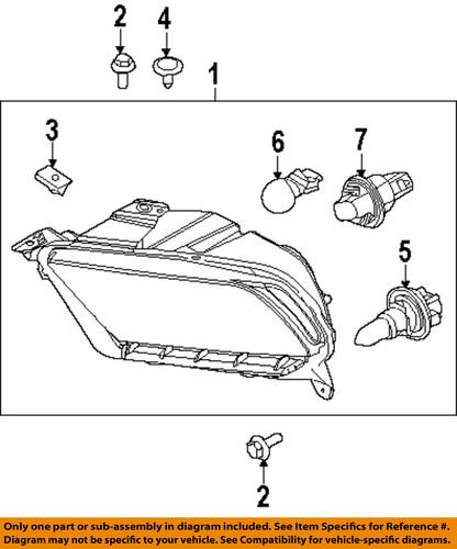 Ford oem ar3z13008a headlight-headlamp assembly