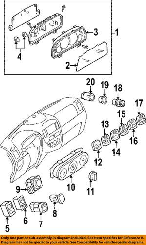Ford oem 5f9z13b765aa cluster & switches-bulb