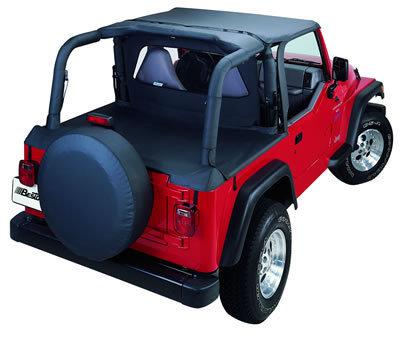 Bestop 61029-15 tire cover black denim fabric wraparoun