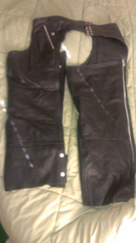 First Classic Leather Chaps Size 2XL, US $53.00, image 2