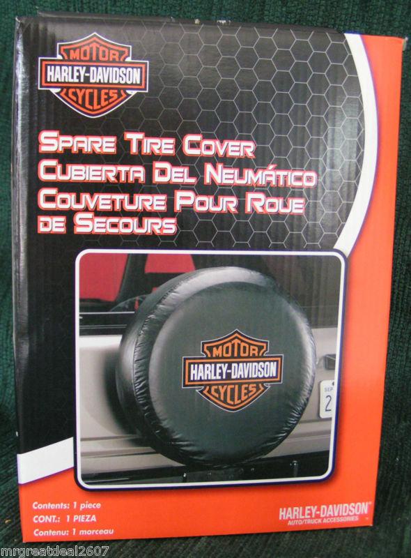 Harley-davidson  -spare tire cover-  fits tires 27”-31”