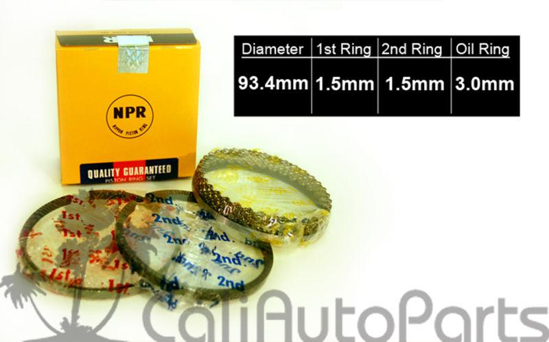 98-02 Acura SLX Isuzu Axiom Trooper 3.5 6VE1 DOHC 24V PISTONS W/ RINGS KIT, US $131.50, image 4