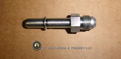 Ls1 corvette fuel filter outlet to an6 adapter fitting male