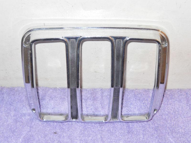 1964 1965 1966 mustang fastback convertible gt shelby orig tail light trim bezel