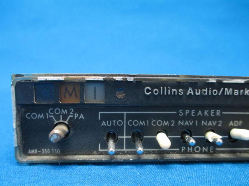 Collins AMR-350 Audio/Marker P/N: 622-2087-016 S/N: 8815 14V, US $74.99, image 3