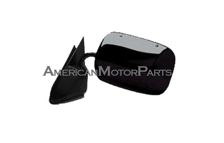 Left driver side replacement manual black swing away black mirror chevy gmc