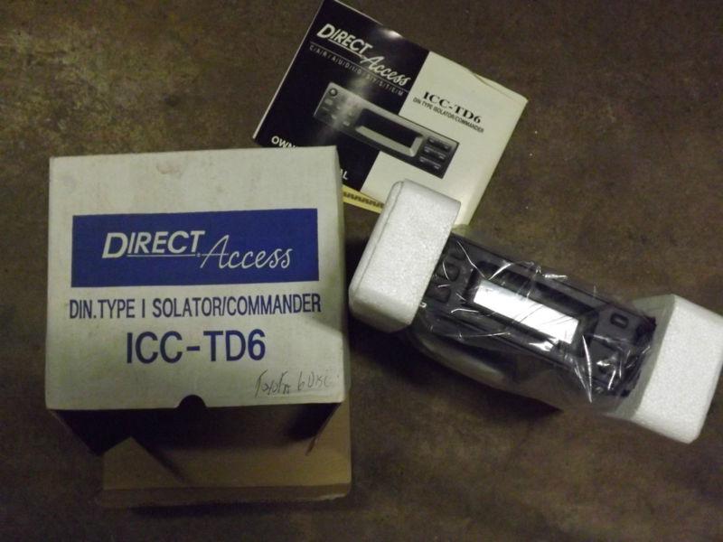 Direct access model icc-td6 cd changer commander