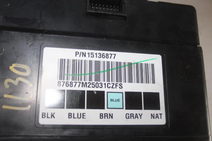 2005 chevy silverado bcm body control module 15136877