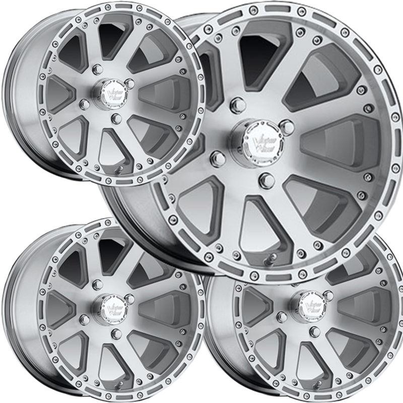 4) 14" rims wheels for 1998-2001 yamaha grizzly 600 4x4 sra type 159 outback