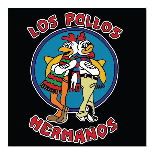 Los pollos hermanos breaking bad car window bumper sticker vynil 5" x 4"