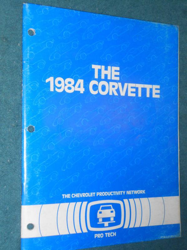 1984 corvette c4 dealer training manual for the new c4 corvette mint original 