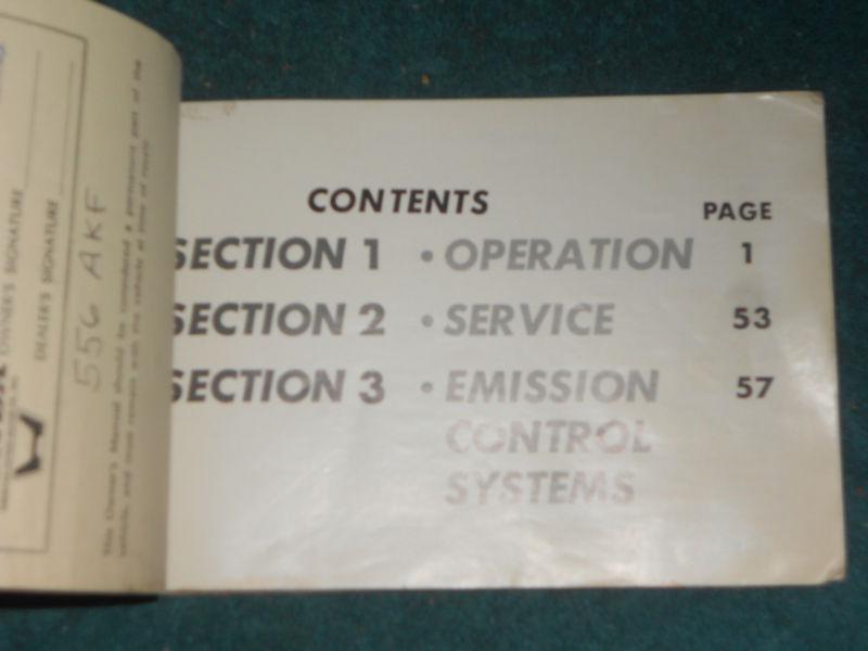 1975 HONDA CVCC OWNERS MANUAL / ORIGINAL HONDA GUIDE BOOK, US $19.50, image 2