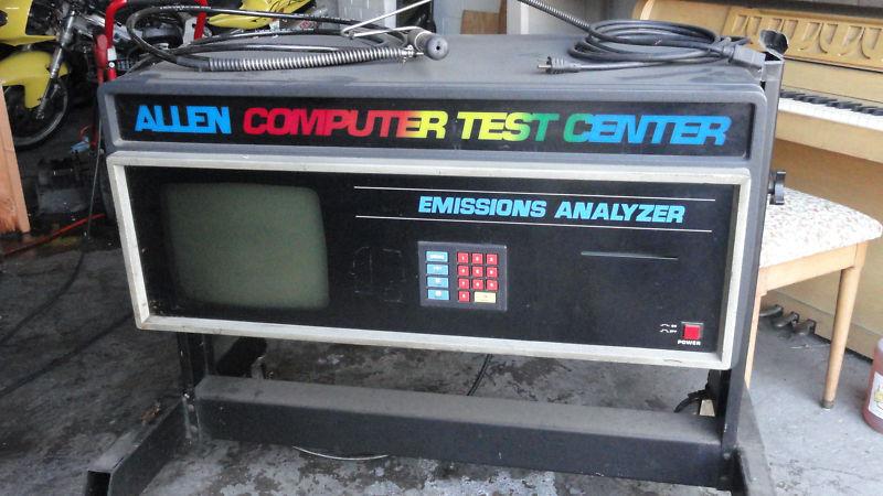 Allen exhaust gas analizer