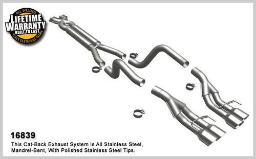 Magnaflow 16839 chevrolet corvette stainless cat-back system performance exhaust