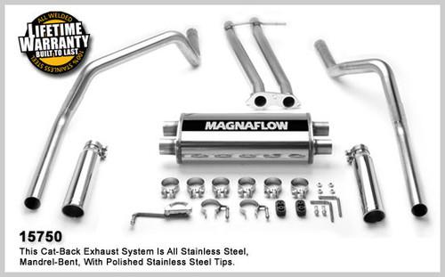 Magnaflow 15750 chevrolet truck c1500 stainless cat-back performance exhaust