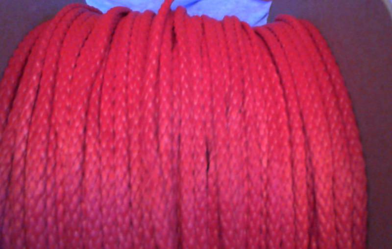 410' of 7/64" "red" amsteel-blue  by samson rope wire replacement line dyneema
