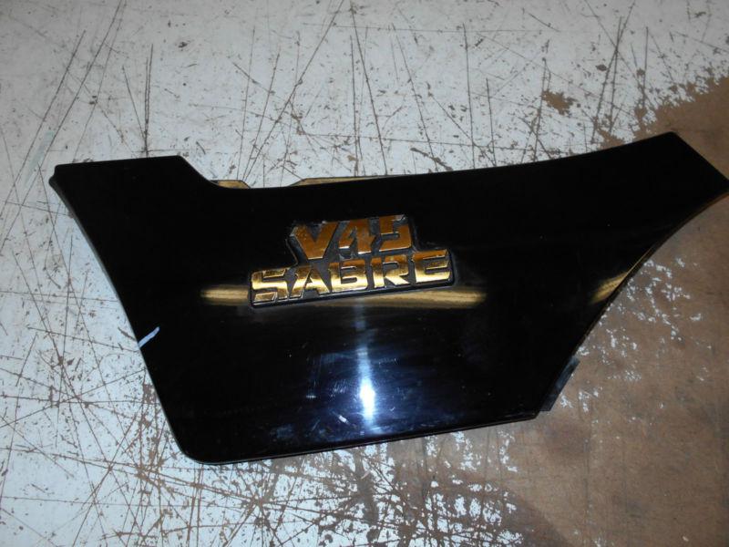 Honda vf750 vf750s sabre v45 750 left side cover panel frame plate 82 1982  83