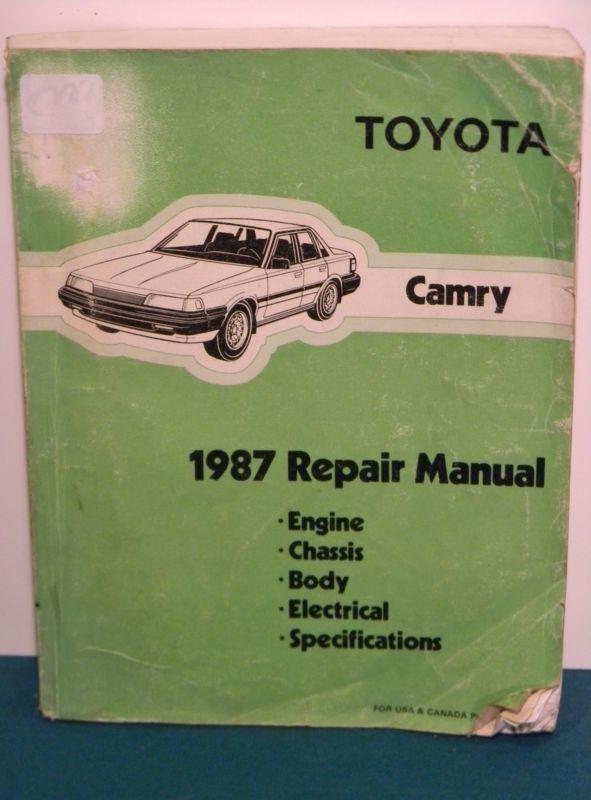 Purchase 1987 TOYOTA CAMRY factory repair manualengine,chassis,body