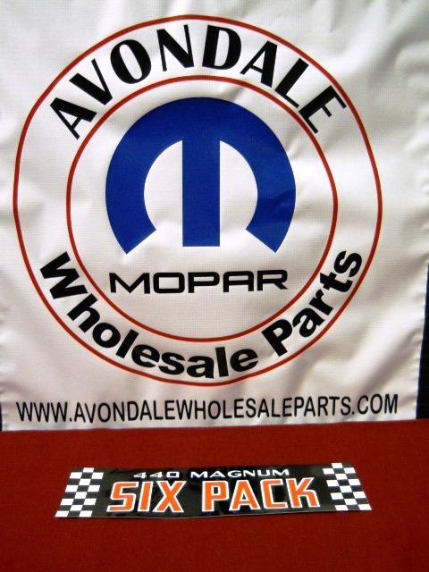 Mopar 440 six pack decal oem