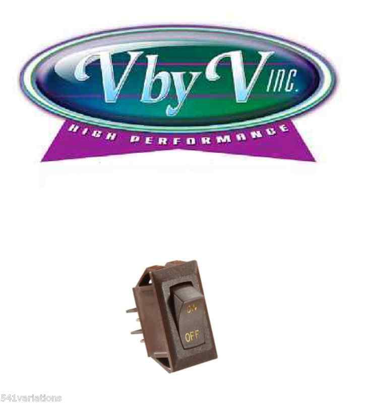 Rv designer s273 on/off switch brown each 12- volts 
