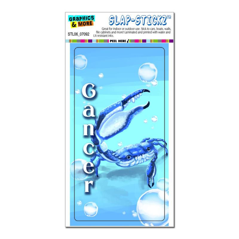 Cancer crab zodiac - astrological sign astrology - slap-stickz™ bumper sticker