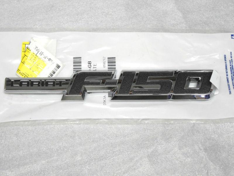2009 2010 2011 2012 ford f150 lariat fender emblem left lh new oem 9l3z 16720 gb