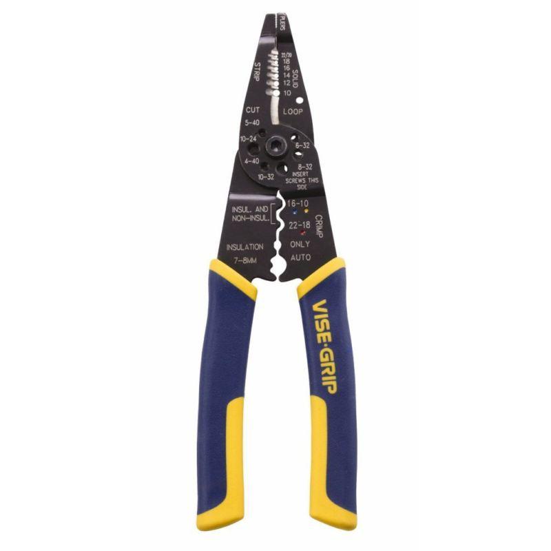 Irwin industrial tools 2078309 8-inch multi tool stripper, cutter & crimper new