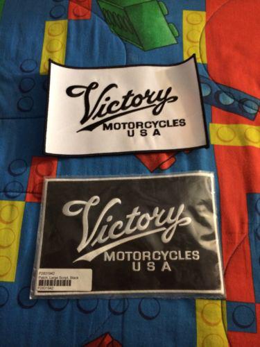 2 victory motorcycle patches brand new
