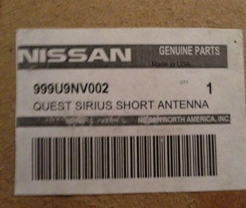 New. old stock. nissan quest short sirius radio short antenna. part #999u9-nv002