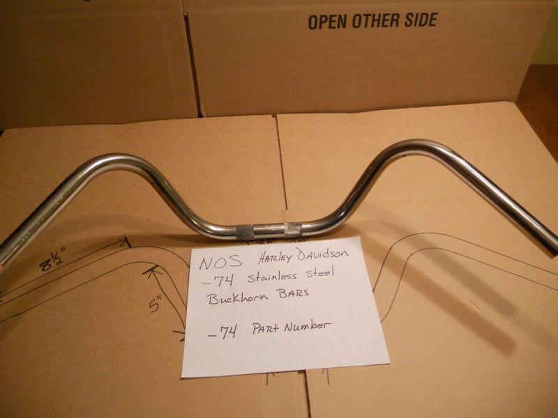 NOS Classic Harley Davidson Handlebars -74 part number, US $49.99, image 2
