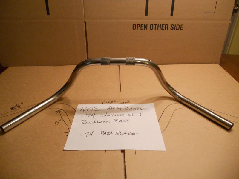 NOS Classic Harley Davidson Handlebars -74 part number, US $49.99, image 5