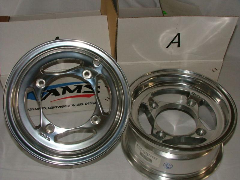 New aluminum front wheel set (2) yamaha warrior 350 ams clearance