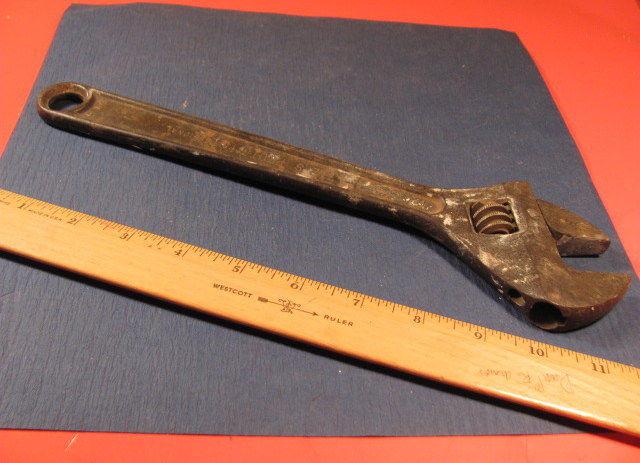 Ss70 vintage proto 12" adjustable wrench 712-s