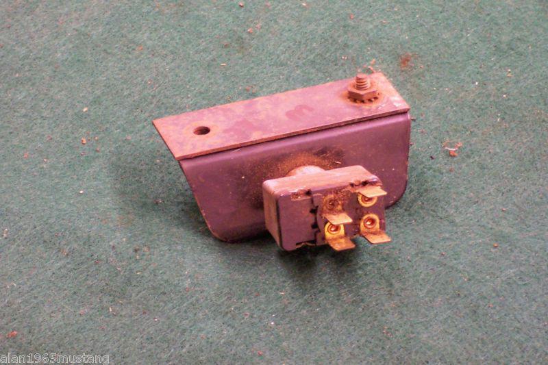 Buy (W) OEM Late 1966 66 Ford Mustang Emergency Flasher Switch Knob