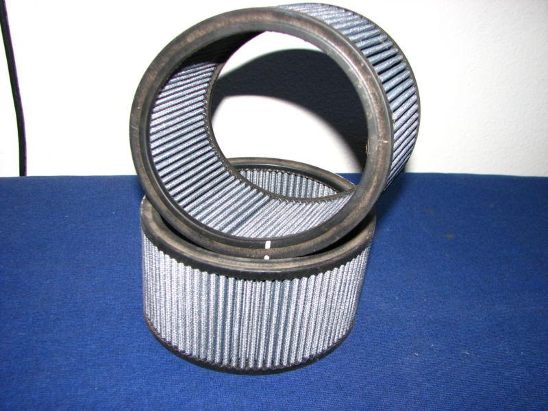 2 new lotus europa air filters mesh cleanable no brand name 155mm x 85mm