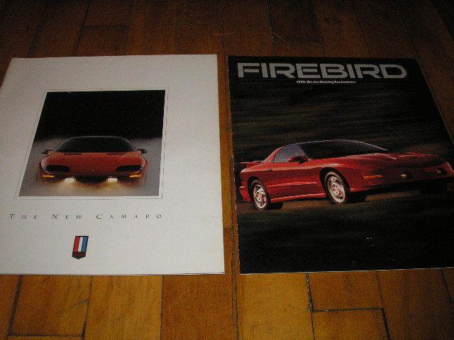 1993 camero firebird brochure lot