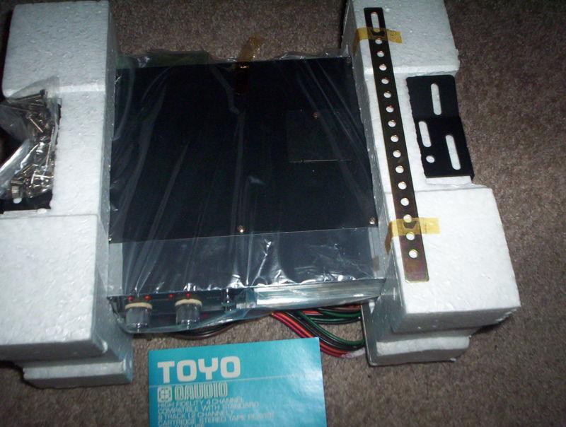 VINTAGE-1970'S-TOYO AUTOMOTIVE 8 TRACK CARTRIDGE STEREO TAPE PLAYER-NEW-OLD STK, US $249.99, image 6