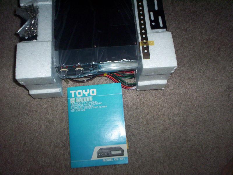 VINTAGE-1970'S-TOYO AUTOMOTIVE 8 TRACK CARTRIDGE STEREO TAPE PLAYER-NEW-OLD STK, US $249.99, image 7