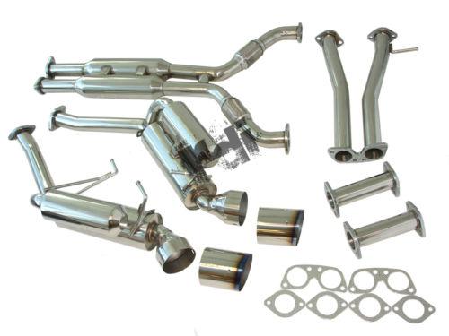 2002-2007 infinity g35 2dr nissan 350z cat-back exhaust