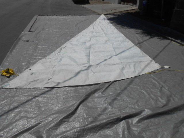 2305 nice furling sailboat jibsail  luff=27' 9"  #6 foil