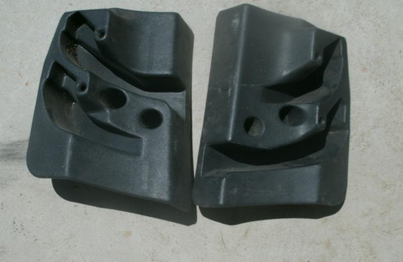 Buy 2000 CAMARO REAR CARGO TRUNK TTOP STORAGE BRACKETS PAIR EBONY in